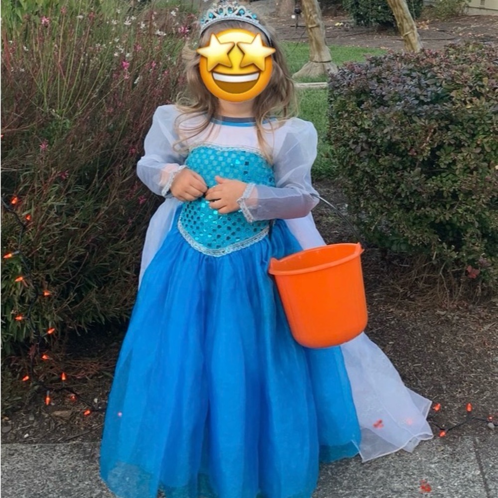 Handmade Princess Elsa Costume for Kids